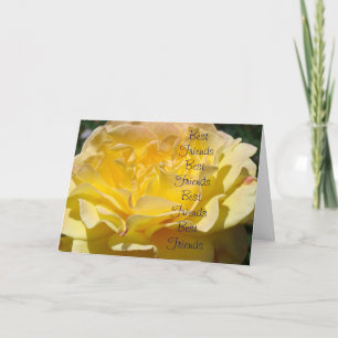 Best Friends Cards Beste Freundschaftskarte Rose Karte