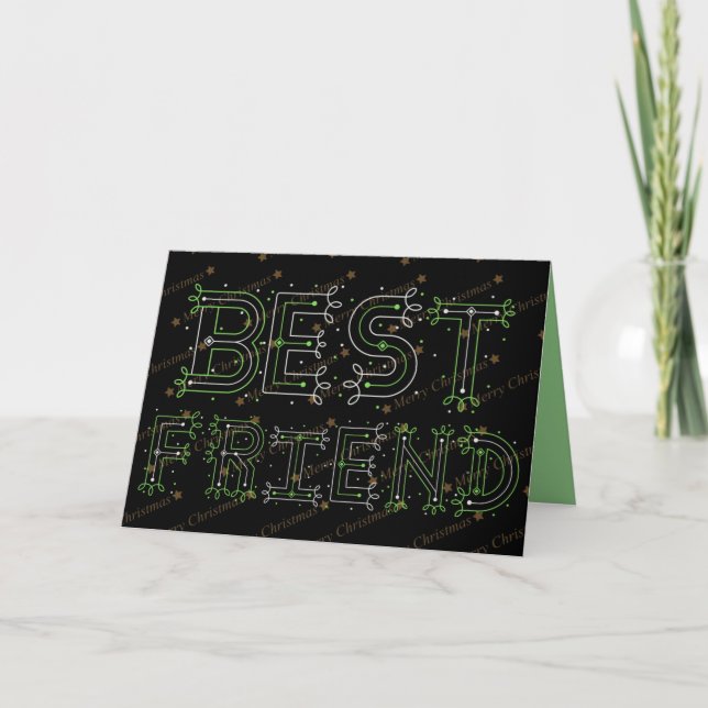 Best Friends Christmas Karte (Vorderseite)