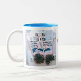 Best Friends Coffee Tasse, Personalisiert Friends  Zweifarbige Tasse