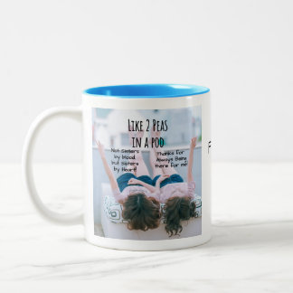 Best Friends Coffee Tasse, Personalisiert Friends Zweifarbige Tasse