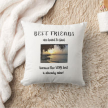 Best Friends Collage Throw Kissen