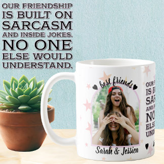 Best Friends Custom Foto Tasse