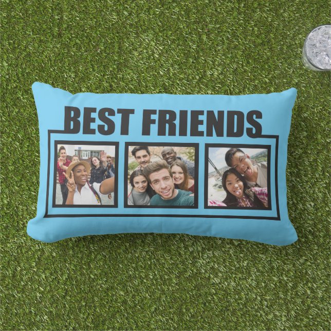 Best Friends Custom Fotos & Color Kissen Für Draußen (Gras)