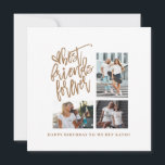 Best Friends Forever 3 Foto Script Glückwunsch Geb<br><div class="desc">Senden Sie Ihren besten Freund Glückwunsch Geburtstag mit Dieses stilvolle Gold-Skript Best Friends Forever Design und Ihre drei Lieblings-Fotos auf einem weißen Hintergrund. Tauschen Sie Ihre Fotos einfach mit den Vorlagenmustern aus,  und personalisieren Sie sie mit Ihrem Gruß unten auf der Vorderseite und auf der anderen Seite.</div>