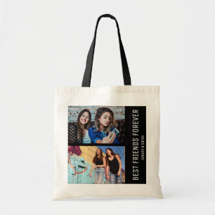 Best Friends Forever BESTE FREUNDIN Custom 4 Foto  Tragetasche