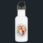 Best Friends Forever BESTE FREUNDIN Einfaches Mode Edelstahlflasche<br><div class="desc">Dieses einfache und klassische Design besteht aus Serifentypografie und fügt ein benutzerdefiniertes Foto hinzu. "Die besten Freunde für immer" umkreist das Foto Ihrer Freunde</div>