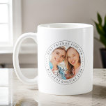 Best Friends Forever BESTE FREUNDIN Einfaches Mode Kaffeetasse<br><div class="desc">Dieses einfache und klassische Design besteht aus Serifentypografie und fügt ein benutzerdefiniertes Foto hinzu. "Die besten Freunde für immer" umkreist das Foto Ihrer Freunde</div>