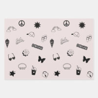 Best Friends Forever BESTE FREUNDIN Geschenkpapier