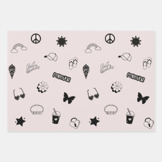 Best Friends Forever BESTE FREUNDIN Geschenkpapier Set