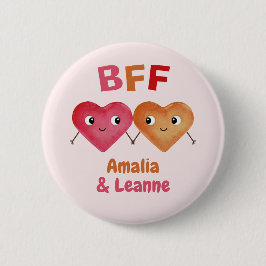 Best Friends Forever BESTE FREUNDIN niedliches Her Button