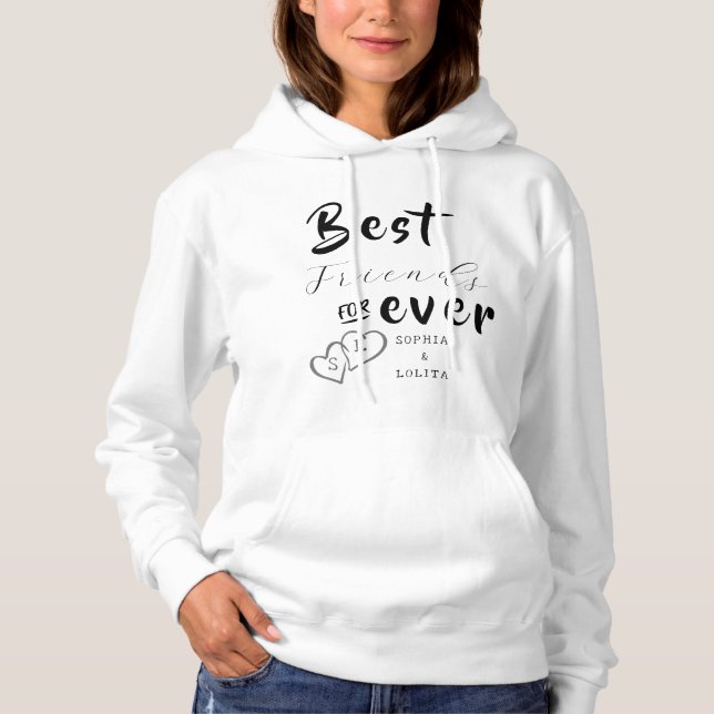 Best Friends Forever Custom Hoodie - 10-Foto (Vorderseite)