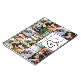 Best Friends Forever Custom Spiral Notebook – Phot Notizblock