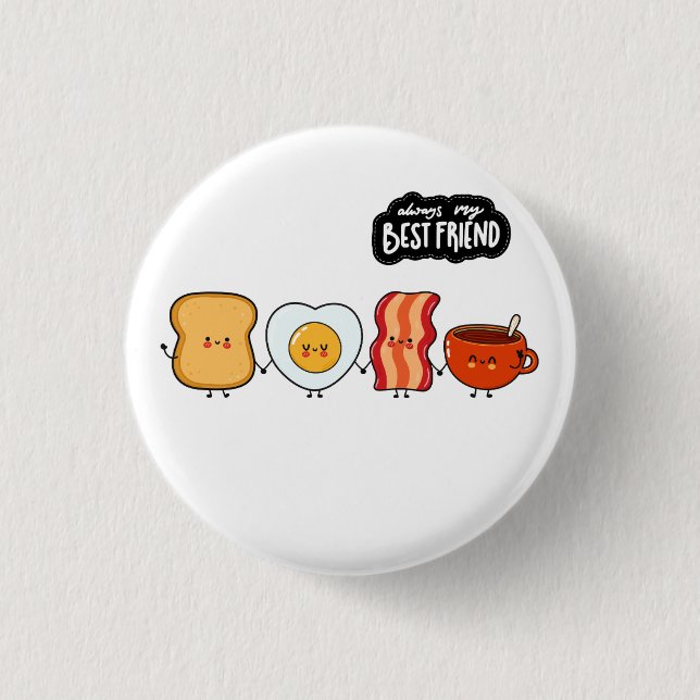 Best friends Forever, Foodie Friendship Button (Vorderseite)