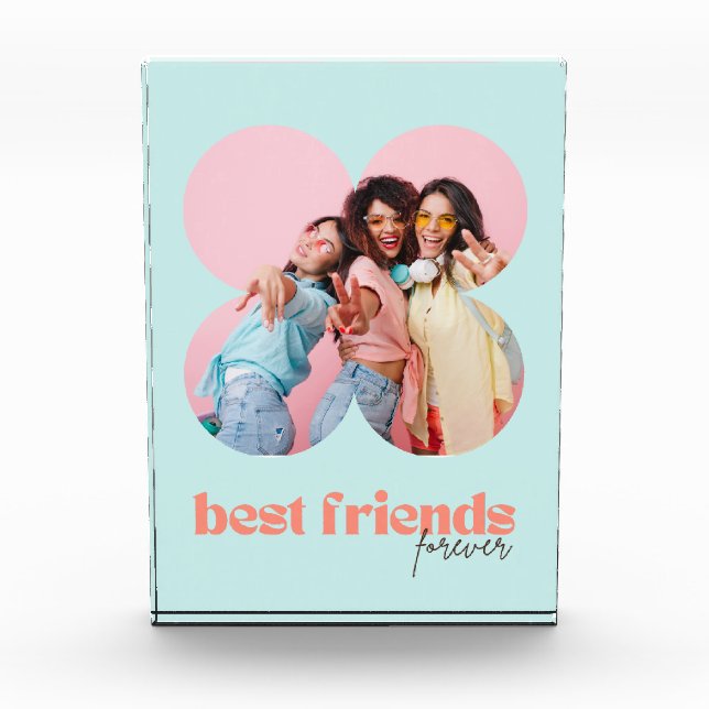 Best Friends Forever Foto Block BESTE FREUNDIN nie (Vorderseite)