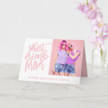 Best Friends Forever Foto Pink glücklich Geburtsta Karte<br><div class="desc">Best Friends Forever Foto Pink glücklich Geburtstag Speziell für Ihre Bestie am Geburtstag. Fügen Sie einfach Ihr eigenes Lieblings-Foto von Ihnen und personalisieren Sie Ihren Gruß am unteren und innen.</div>