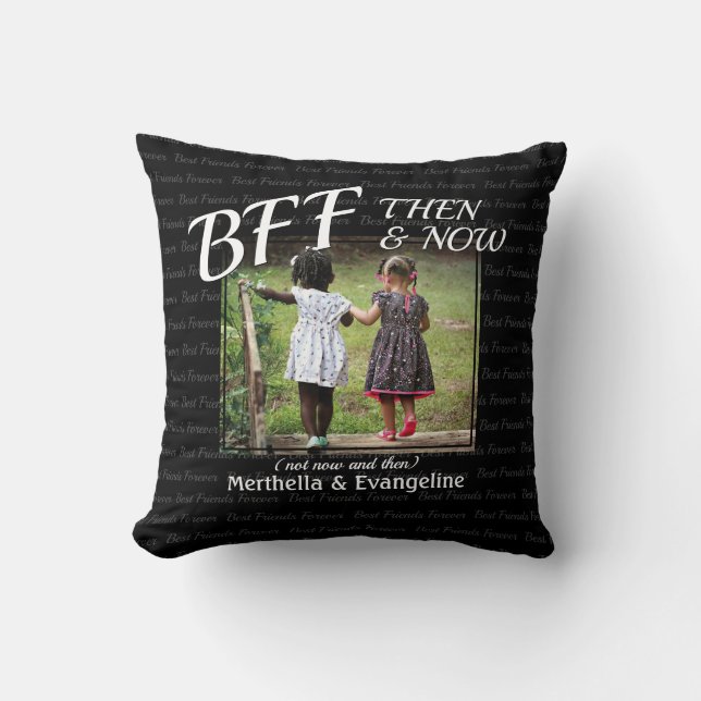 BEST FRIENDS FOREVER | Foto zum Speichern des Spei Kissen (Vorderseite)