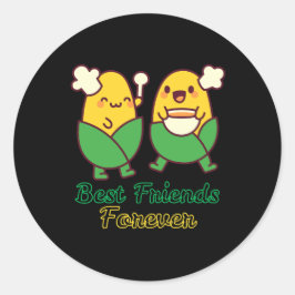 BEST FRIENDS FOREVER, FUNNY, GIFTS, BEST FRIEND RUNDER AUFKLEBER