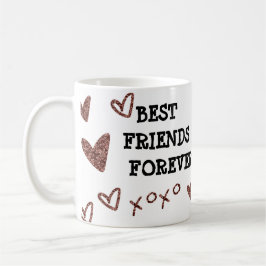 Best Friends Forever Glitzer Herausgeber Kaffeetasse
