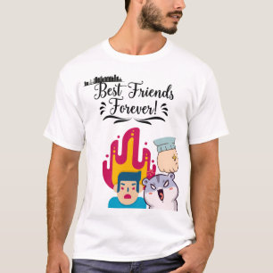 Best Friends Forever - Niedlich Friendship Quote T T-Shirt