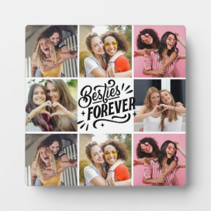 Best Friends Foto Collage Plaque Fotoplatte