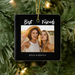 Best Friends Foto Personalisiert Keramikornament
