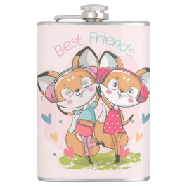 Best Friends Fox Flachmann