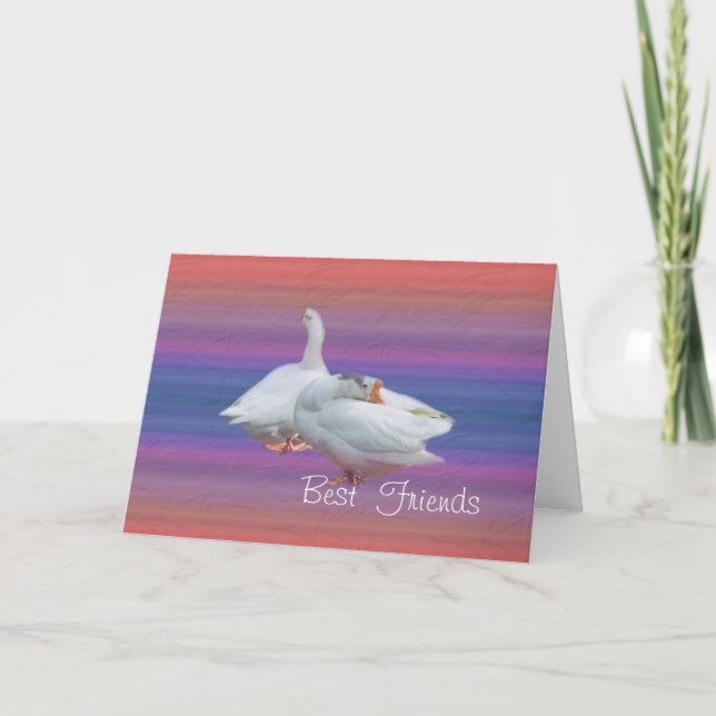 Best friends friendship card karte (Vorderseite)