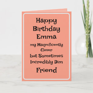 Best Friends Funny Birthday Card Karte