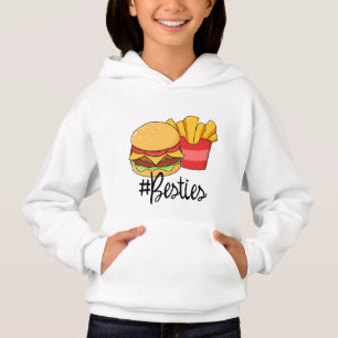 Best Friends Hamburger Fritten Kapuzenpullover - K Hoodie