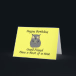 Best Friends Hooty Owl Geburtstag Karte<br><div class="desc">Karte,  vollständig anpassbar,  für den besten Freund. Fügen Sie Namen,  Nachricht hinzu. Auswahl von Schriftart und Hintergrundfarben. Niedliche und lustige Eule.</div>
