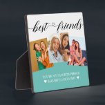 Best Friends Love Cute Teen BFF Gifts Personalized Fotoplatte<br><div class="desc">Best Friends Love Cute Teen BFF Gifts Personalized</div>