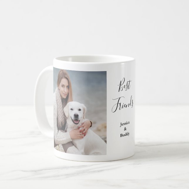 Best Friends Pet Two Photo Mug (Devant gauche)