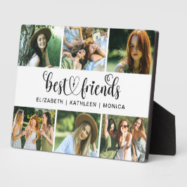 Best Friends Script Foto Collage Fotoplatte