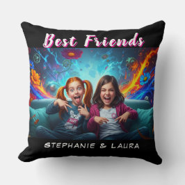 Best Friends Sisters Funny Kissen