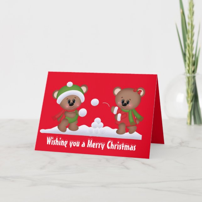 Best Friends Weihnachtskarte Feiertagskarte (Vorderseite)