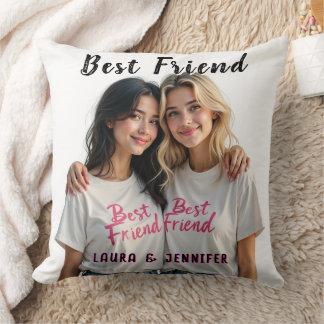 Best Friends With inspirational Quote Kissen