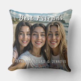 Best Friends With inspirational Quote Kissen