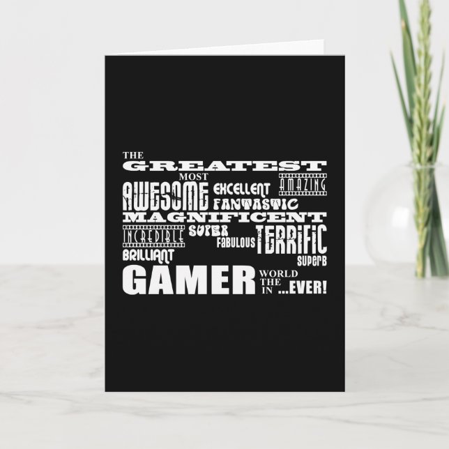 Best Gamers Geburtstage: Bester Gamer Karte (Vorderseite)