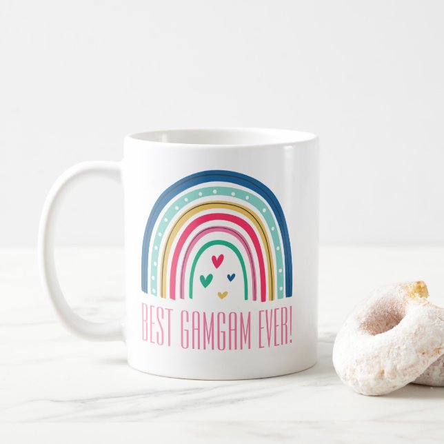 Best Gamgam Ever Rainbow Kaffeetasse (Mit Donut)