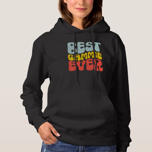 Best Gammie Ever  Gammie Groovy Hoodie (Vorderseite)