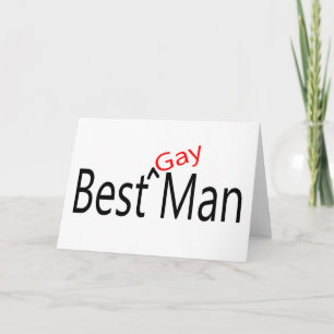 Best Gay Man Wedding Karte