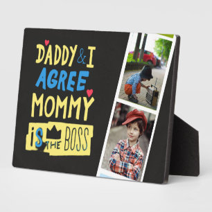 BEST Geschenk für VATER! Fotos hinzufügen - Väter- Fotoplatte