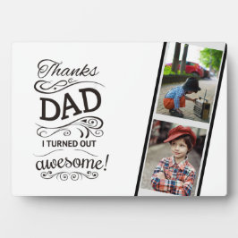 BEST Geschenk für VATER! Fotos hinzufügen - Väter- Fotoplatte