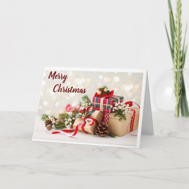 *BEST GIFT IST, SIE IN MEINEM LEBEN ZU HABEN* CHRI KARTE (Vorderseite)