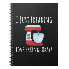 Best Gifts For Bakers Baking Black And White Her Notizblock