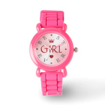 BEST GIRL JE Pink Rose Gradient Glitzer