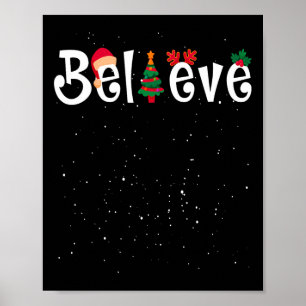 Best Glaube Weihnachten Pajama Shirt Ever Xmas Fam Poster