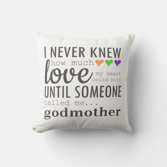 Best GodMother Pillow Kissen (Vorderseite)