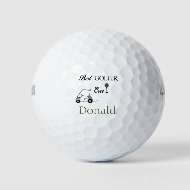 Best Golfer Custom Golfball (Vorderseite)