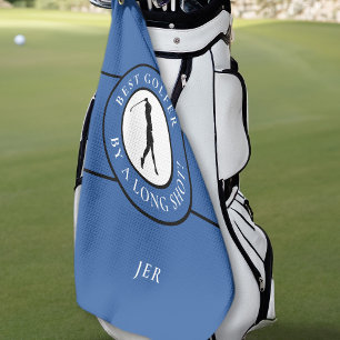 Best Golfer von einem langen Shot Ladys Blue Mit M Golfhandtuch